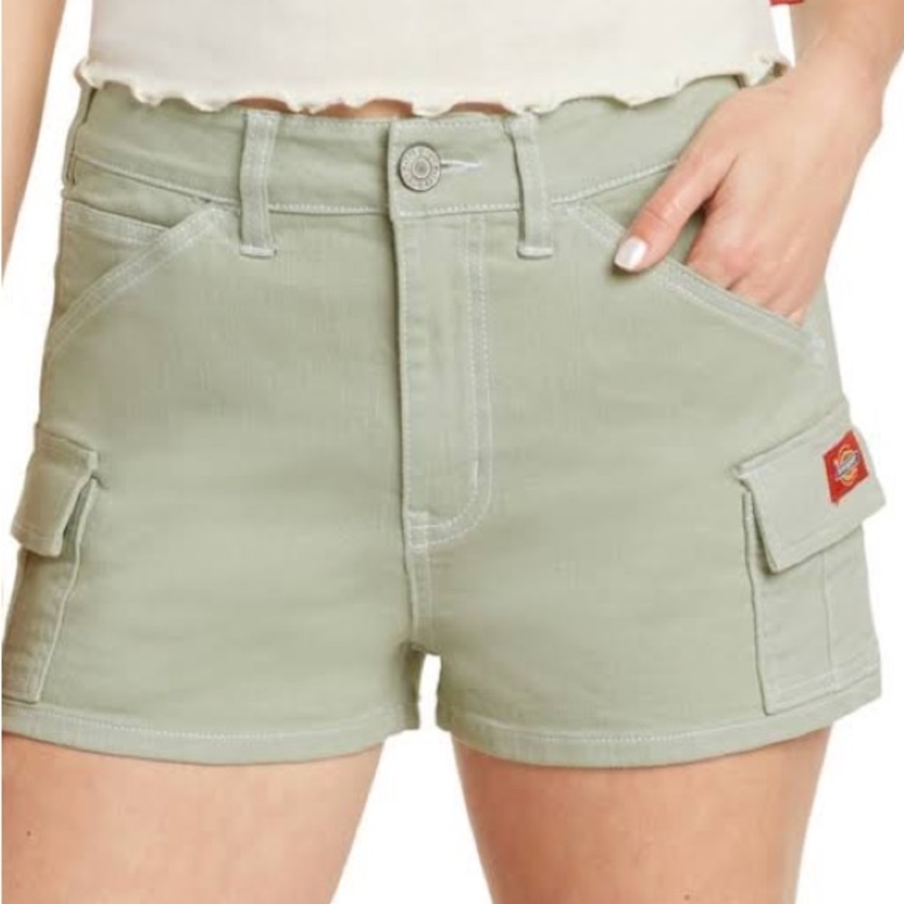 Light green Dickies shorts